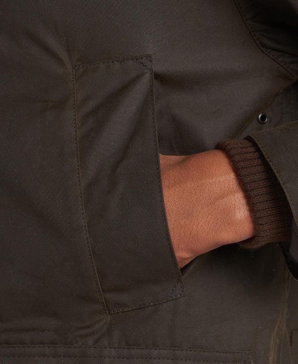Barbour Classic Bedale® Waxed Jacket Ελιά | BABO87215