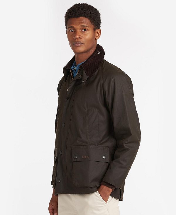 Barbour Classic Bedale® Waxed Jacket Ελιά | BABO87215