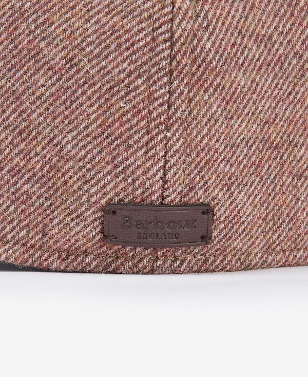 Barbour Claymore Baker Boy Hat μπορντο | BABO89028