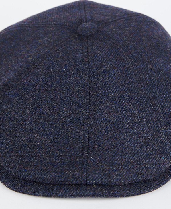 Barbour Claymore Baker Boy Hat σκούρο καφε | BABO89031