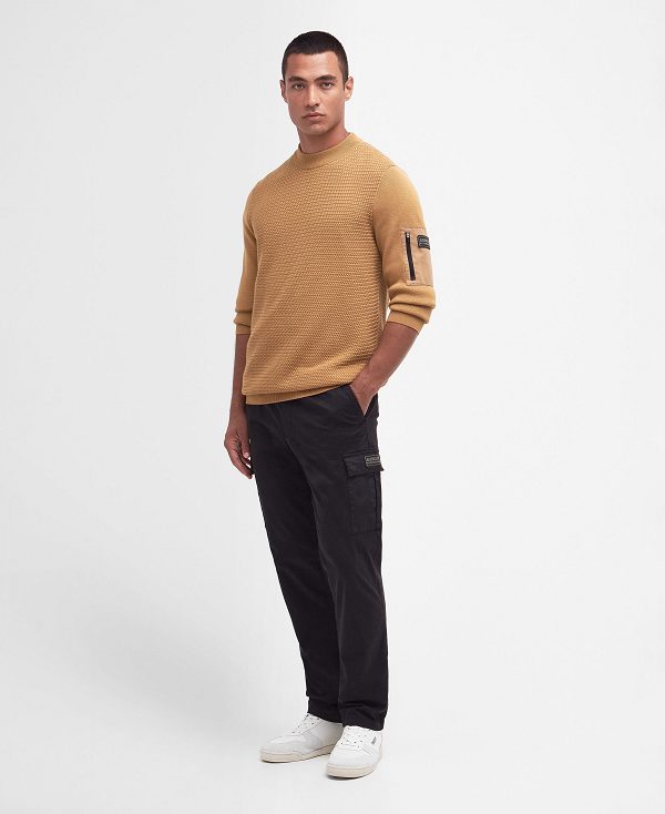 Barbour Clayton Crew-neck Jumper καφε | BABO88603
