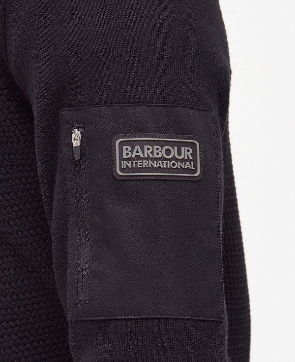 Barbour Clayton Crew-neck Jumper μαυρα | BABO88604