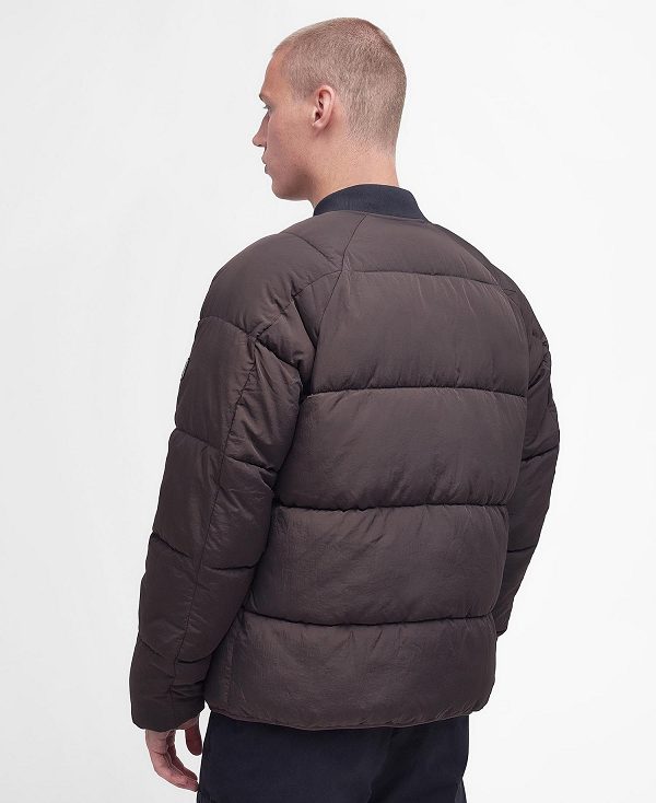Barbour Cluny Quilted Jacket σοκολάτα | BABO87314