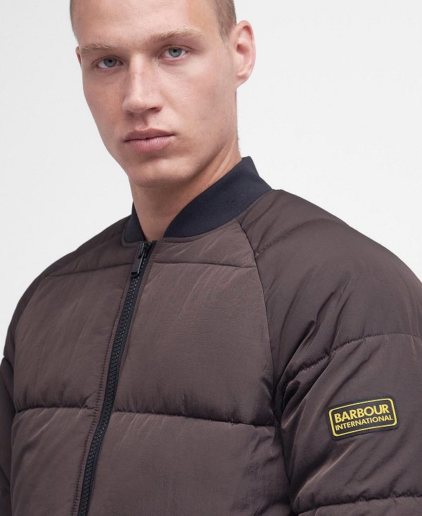 Barbour Cluny Quilted Jacket σοκολάτα | BABO87314