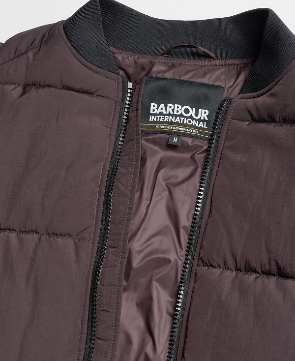 Barbour Cluny Quilted Jacket σοκολάτα | BABO87314