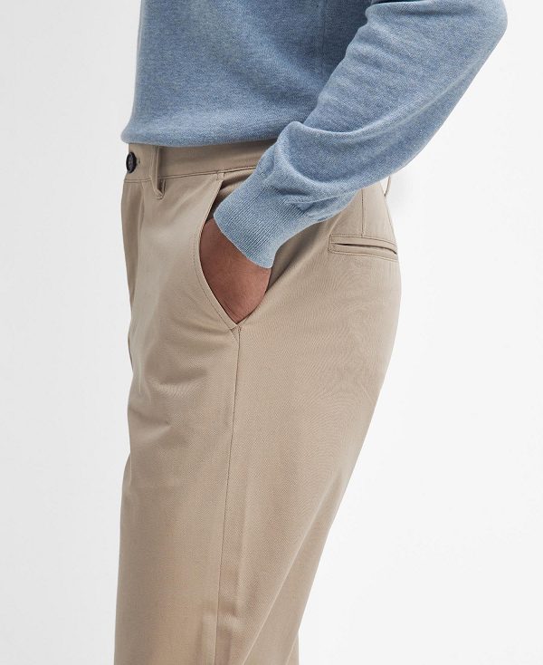 Barbour Comfort Stretch Tailored Trousers καφε | BABO88810