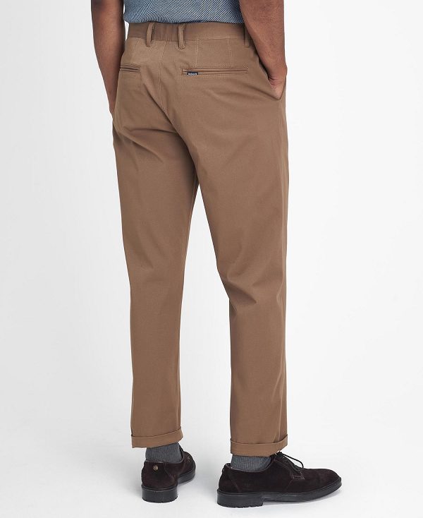 Barbour Comfort Stretch Tailored Trousers Μπεζ | BABO88811