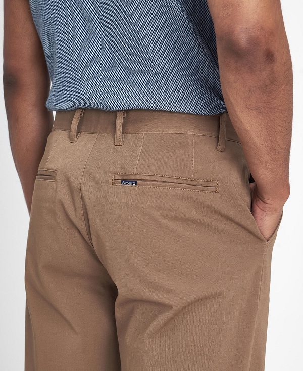 Barbour Comfort Stretch Tailored Trousers Μπεζ | BABO88811