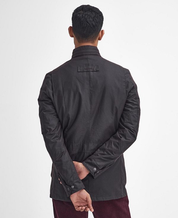 Barbour Corbridge Waxed Jacket μαυρα | BABO87228