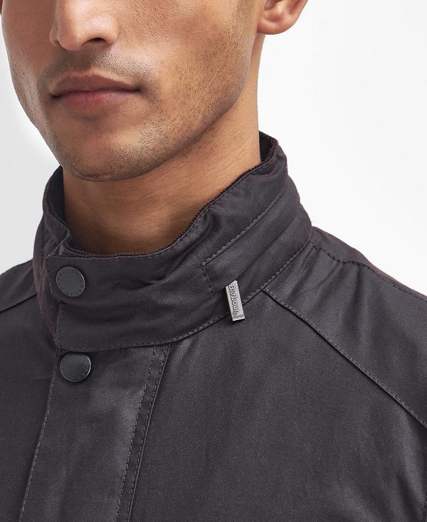 Barbour Corbridge Waxed Jacket μαυρα | BABO87228