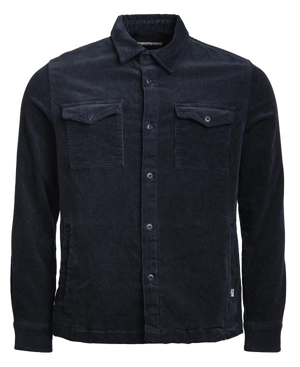 Barbour Cord Overshirt Ελιά | BABO87638