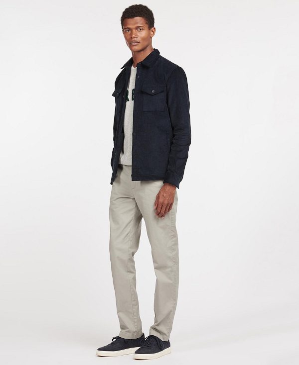 Barbour Cord Overshirt Ελιά | BABO87638