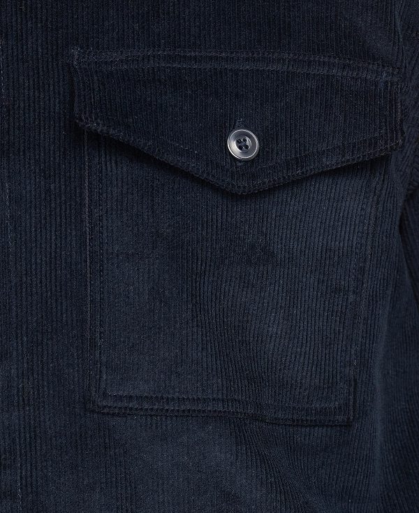 Barbour Cord Overshirt Ελιά | BABO87638