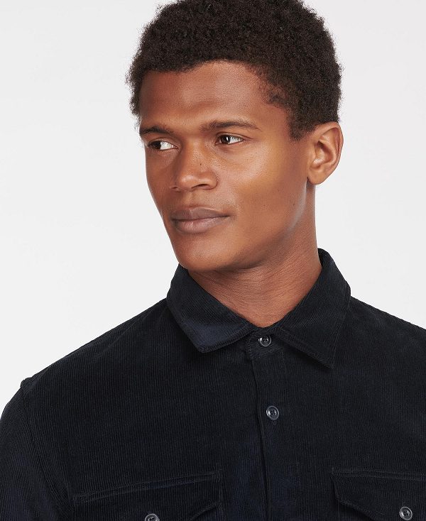 Barbour Cord Overshirt Ελιά | BABO87638
