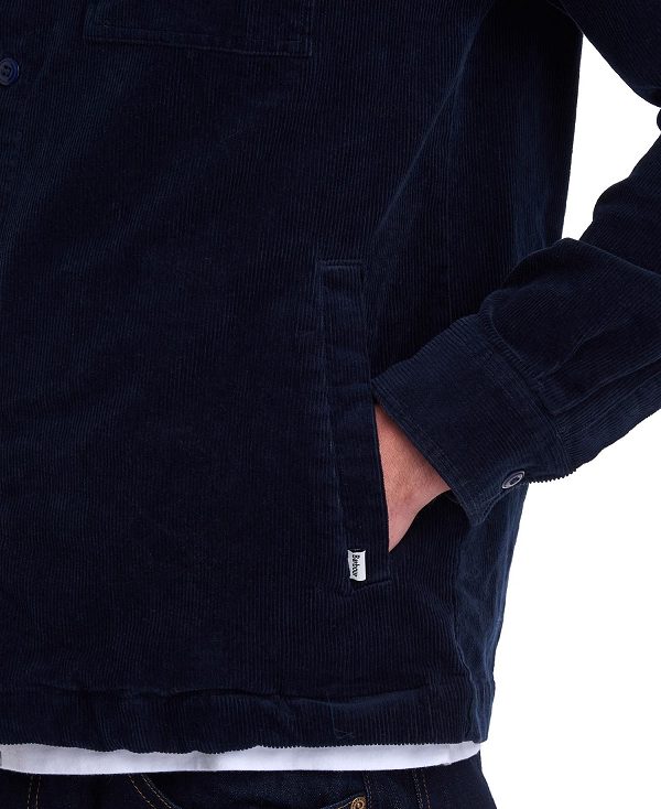 Barbour Cord Overshirt Ελιά | BABO87638