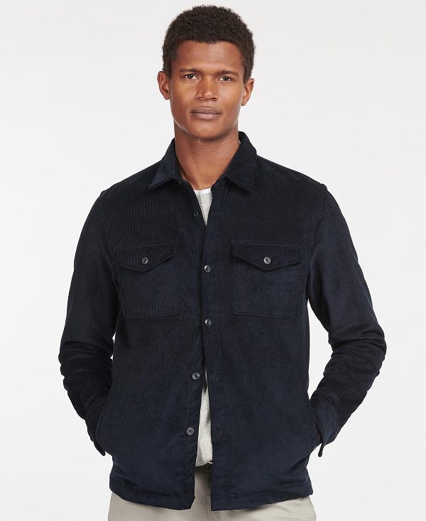 Barbour Cord Overshirt Ελιά | BABO87638