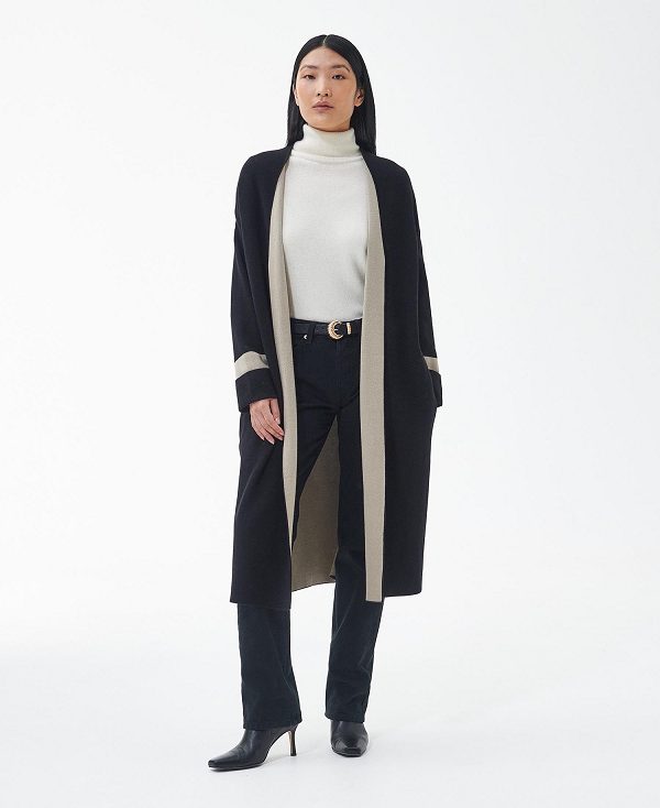 Barbour Coretta Cardigan μαυρα | BABO89736