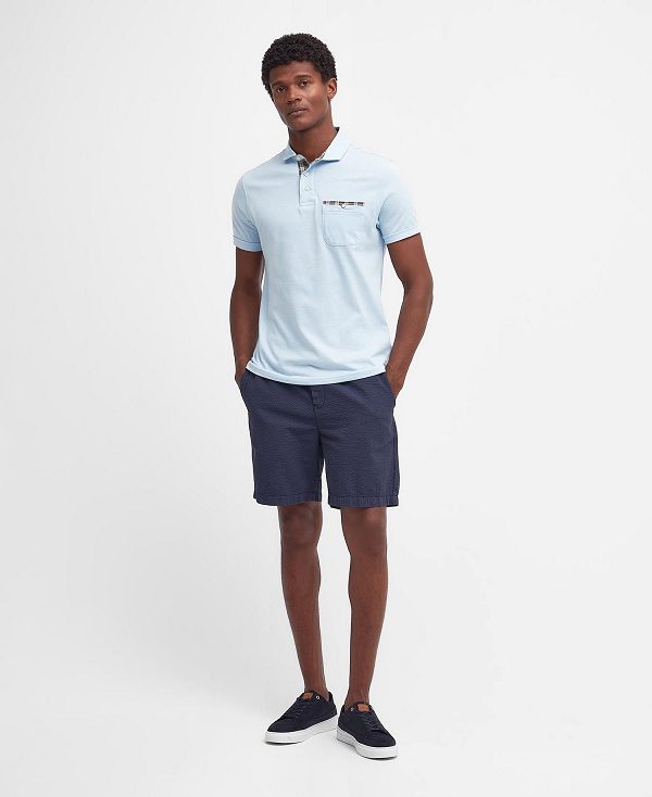 Barbour Corpatch Polo Shirt μπλε | BABO88084