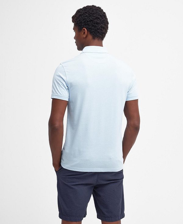 Barbour Corpatch Polo Shirt μπλε | BABO88084