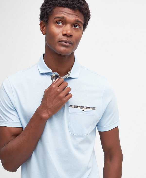 Barbour Corpatch Polo Shirt μπλε | BABO88084