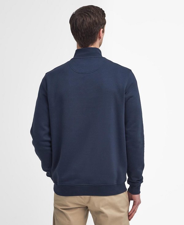 Barbour Cotes Half-zip Sweatshirt σκουρο μπλε | BABO88627