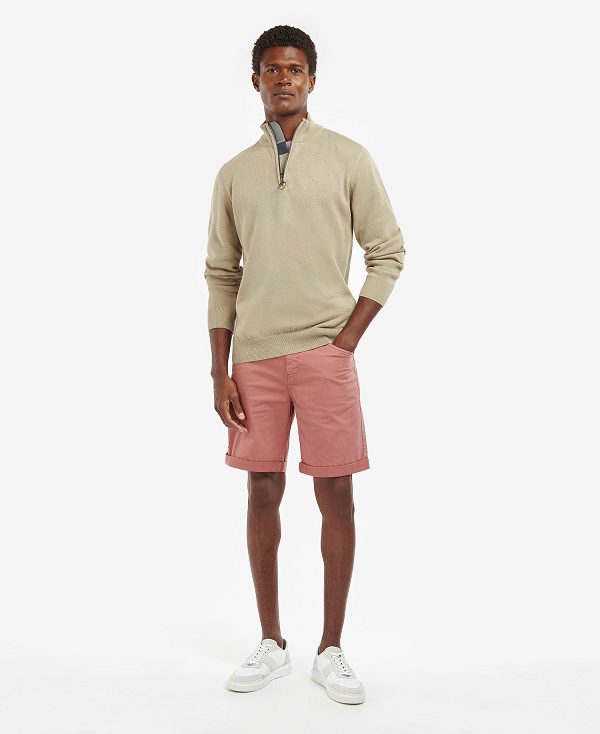Barbour Cotton Half Zip Jumper γκρι | BABO88503