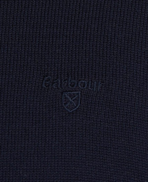 Barbour Cotton Half Zip γκρι | BABO88554