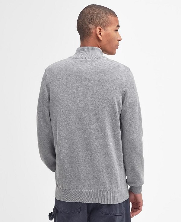 Barbour Cotton Half Zip σκουρο μπλε | BABO88585