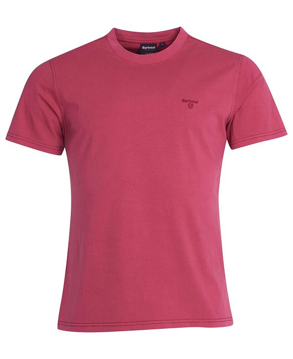 Barbour Cotton T-shirt μωβ | BABO88255