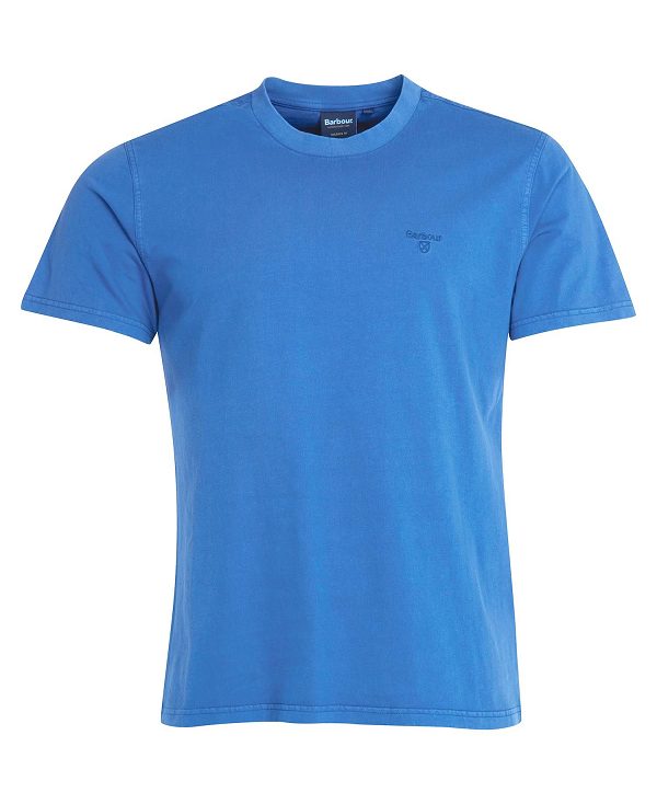 Barbour Cotton T-shirt μπλε | BABO88257
