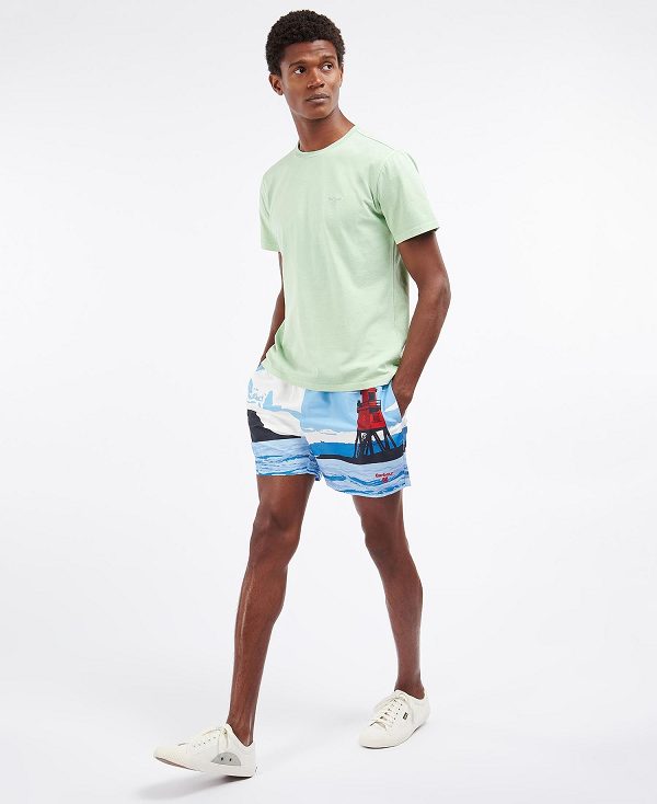 Barbour Cotton T-shirt πρασινο | BABO88264