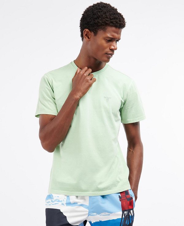 Barbour Cotton T-shirt πρασινο | BABO88264