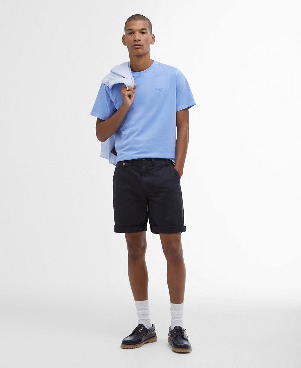 Barbour Cotton T-shirt μωβ | BABO88265