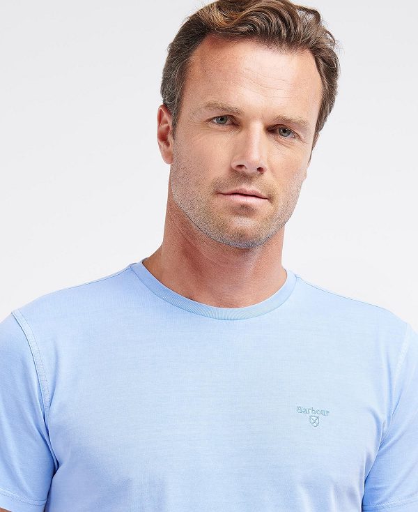 Barbour Cotton T-shirt μωβ | BABO88265