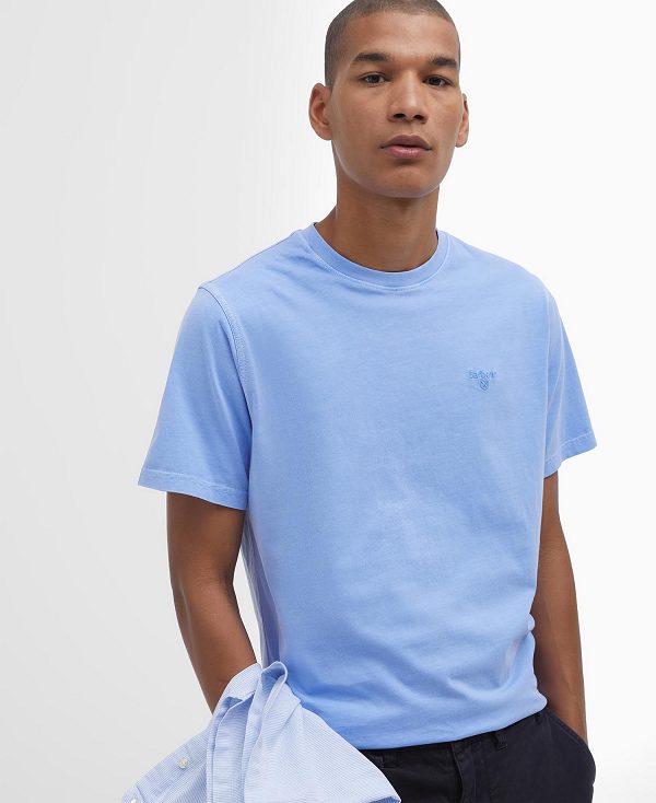 Barbour Cotton T-shirt μωβ | BABO88265