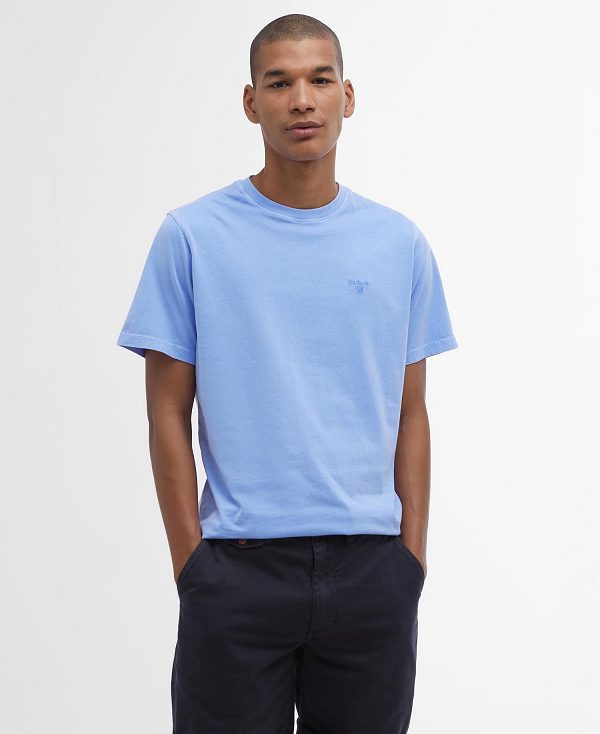Barbour Cotton T-shirt μωβ | BABO88265
