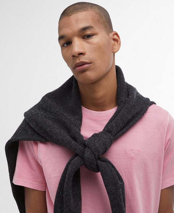 Barbour Cotton T-shirt μπλε | BABO88271