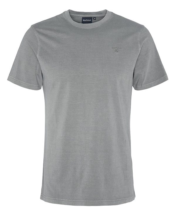 Barbour Cotton T-shirt γκρι | BABO88310
