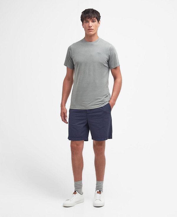 Barbour Cotton T-shirt γκρι | BABO88310