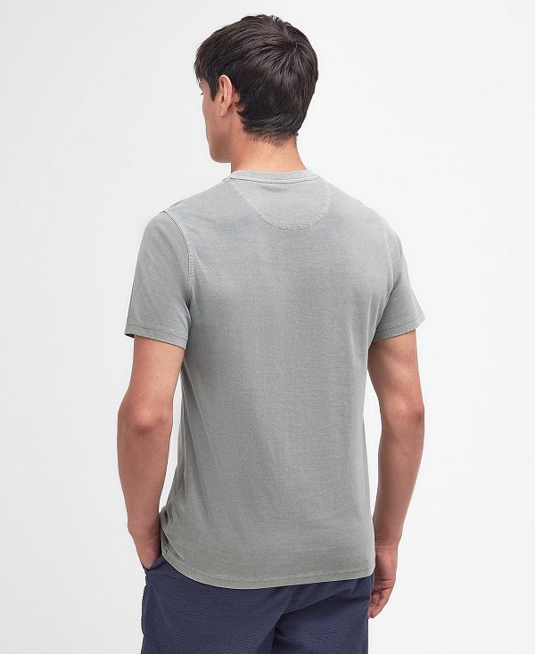 Barbour Cotton T-shirt γκρι | BABO88310