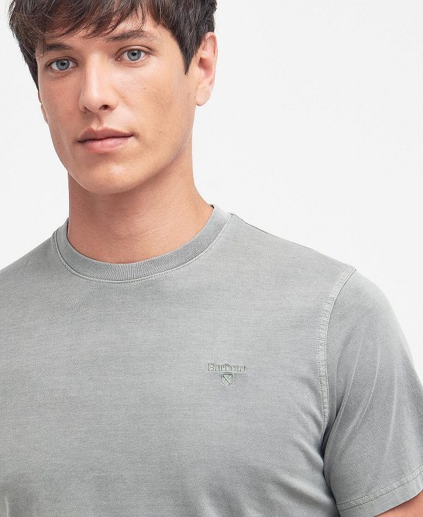 Barbour Cotton T-shirt γκρι | BABO88310