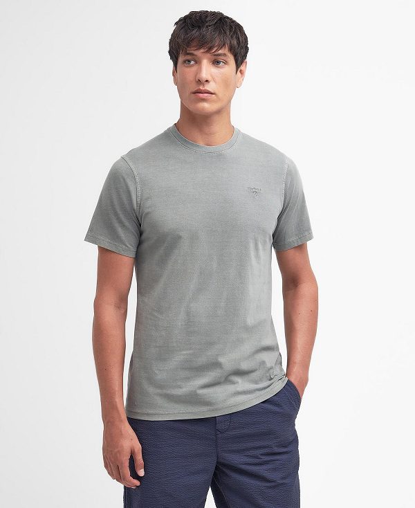 Barbour Cotton T-shirt γκρι | BABO88310
