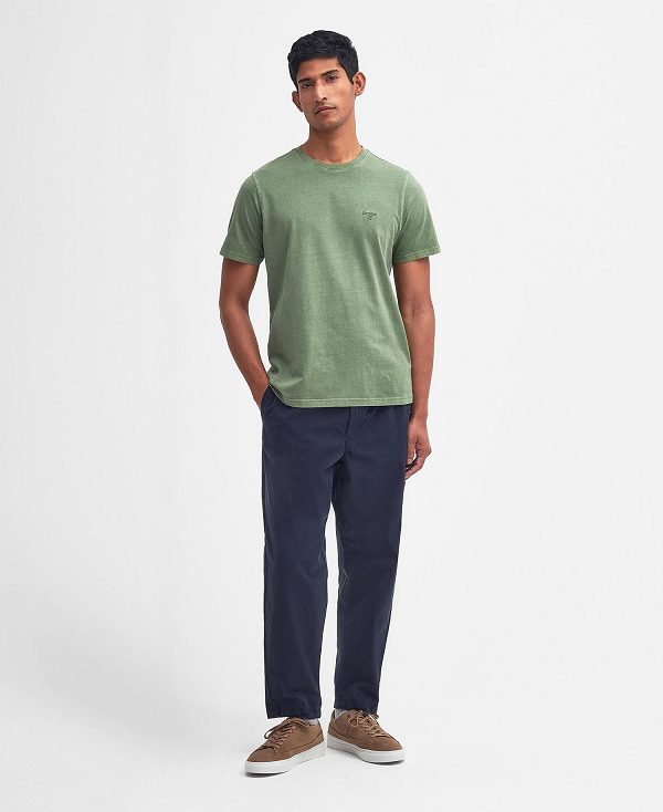 Barbour Cotton T-shirt πρασινο | BABO88348
