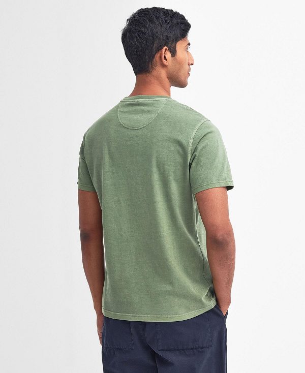 Barbour Cotton T-shirt πρασινο | BABO88348