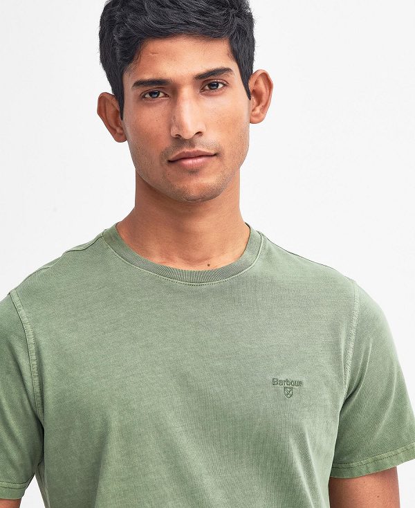 Barbour Cotton T-shirt πρασινο | BABO88348