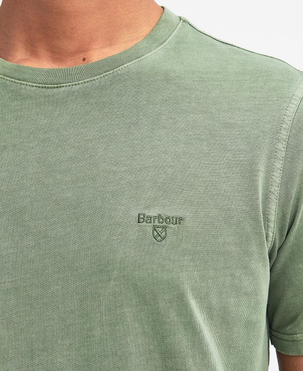 Barbour Cotton T-shirt πρασινο | BABO88348
