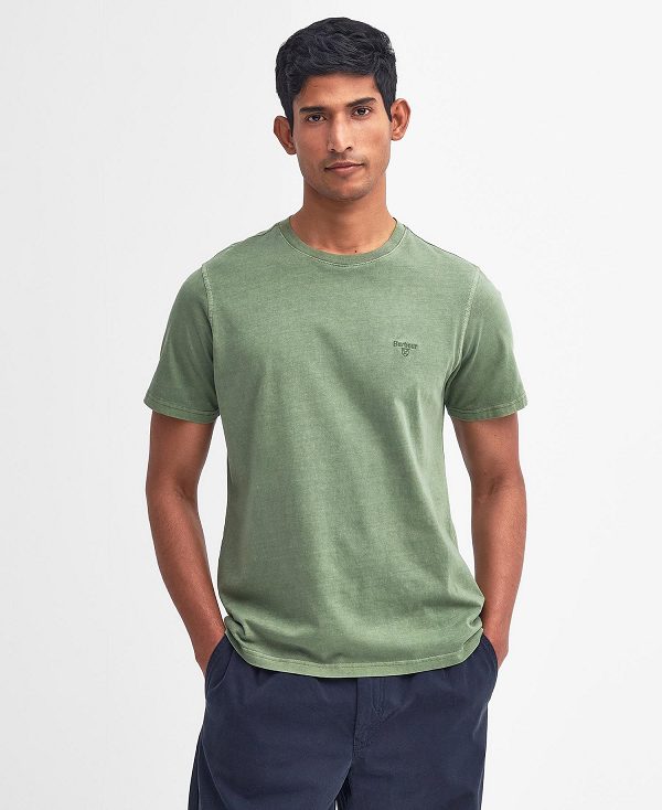 Barbour Cotton T-shirt πρασινο | BABO88348