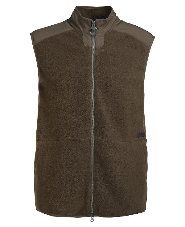 Barbour Country Fleece Gilet πρασινο | BABO87518