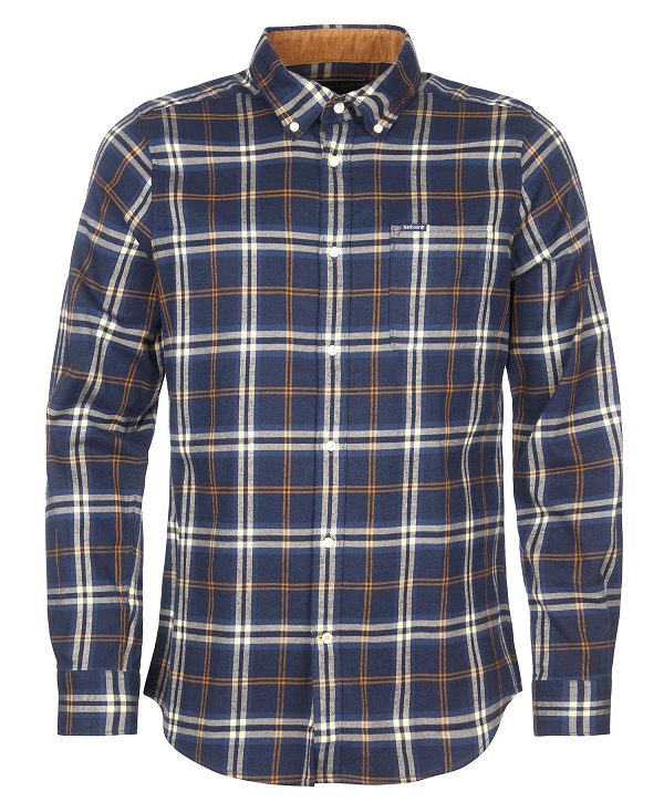 Barbour Crossfell Tailored Fit Shirt πρασινο | BABO87803