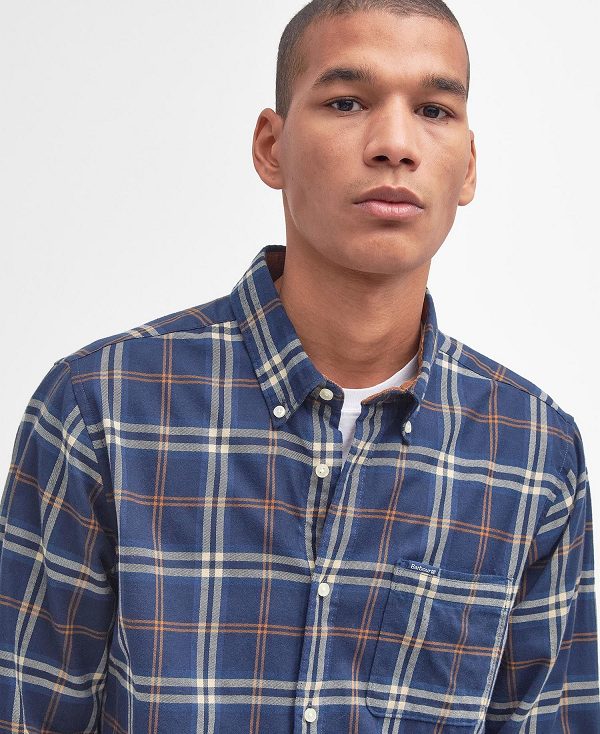 Barbour Crossfell Tailored Fit Shirt πρασινο | BABO87803